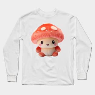 Cute Kawaii Mushroom Long Sleeve T-Shirt